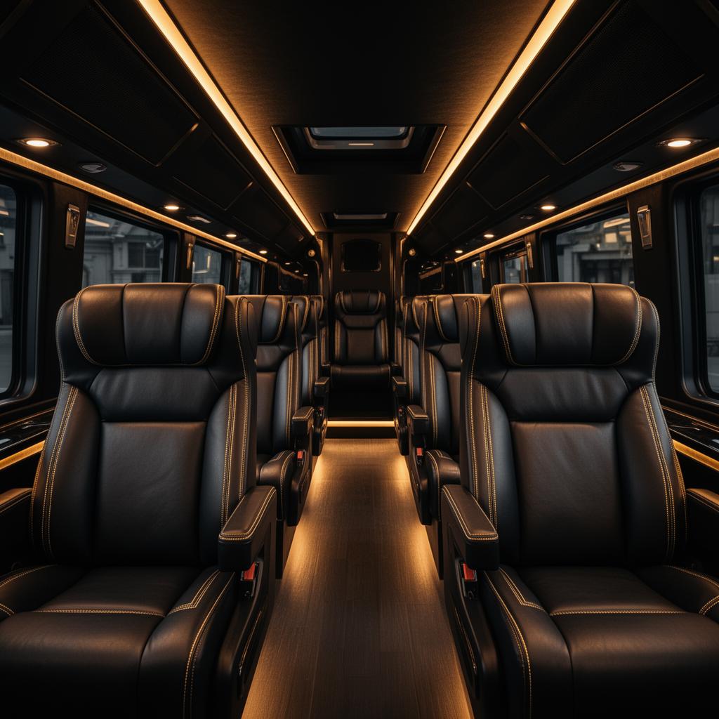 Luxury Wolf Travel coach interior